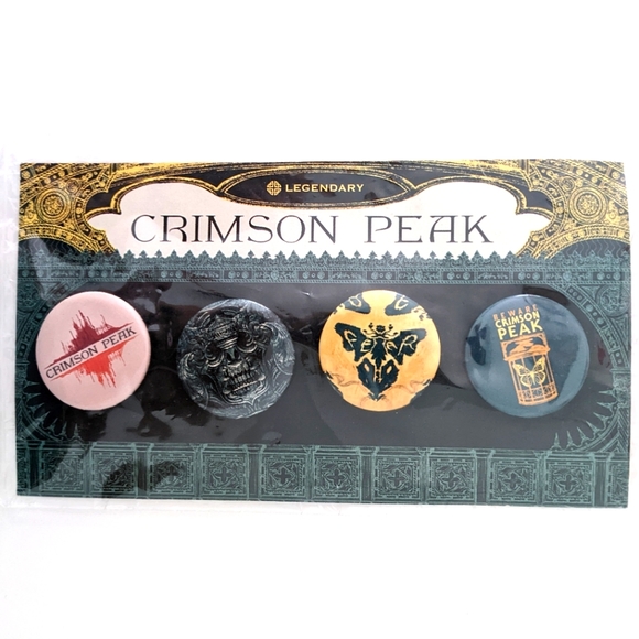 legendary Accessories - CRIMSON PEAK LEGENDARY PINS SDCC 2014